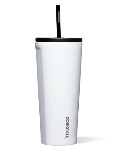 24oz Gloss White Cold Cup en ligne des produits 