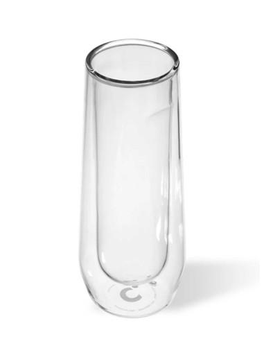 Stemless Flute Glasse Set (2) les muscles